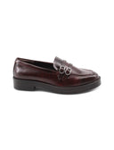 Mocassino vegan lucido con fibbie donna