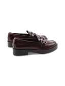 Mocassino vegan lucido con fibbie donna