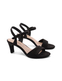 Sandalo vegan da donna con tacco