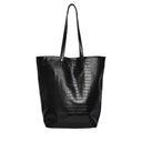 Pcjasmin Croco Shopper borsa donna