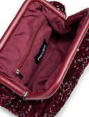 Kam Sequins Clutch borsa da donna