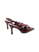 Décolleté slingback con fibbie da donna