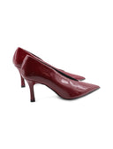 Décolleté a mandorla in vernice donna