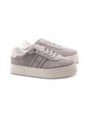 Sneaker platform scamosciata da donna