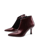 Décolleté semi aperta in vernice donna