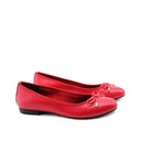 Ballerina vegan da donna con fiocco