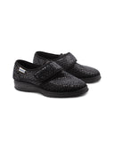 Pantofola con velcro da donna