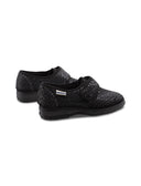 Pantofola con velcro da donna