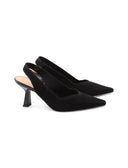 Decolleté slingback in tessuto donna