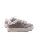 Sneaker platform scamosciata da donna