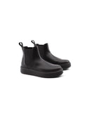 Beatles da donna in vera pelle nera