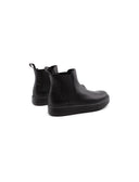 Beatles da donna in vera pelle nera