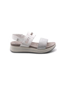 Sandalo platform bicolore made in Italy