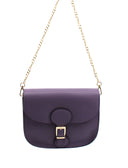Borsa a tracolla in vera pelle da donna