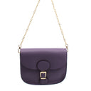 Borsa a tracolla in vera pelle da donna