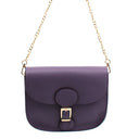Borsa a tracolla in vera pelle da donna