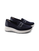 Mocassino in tessuto riciclato da donna