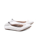 Ballerina in pelle con fiocco da donna