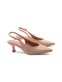 Décolleté slingback a punta da donna