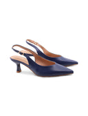 Décolleté slingback a punta da donna