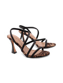 Sandalo con strass da donna