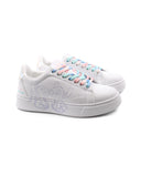 Stitch sneaker bianca donna con stampa