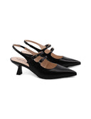 Décolleté slingback made in Italy donna