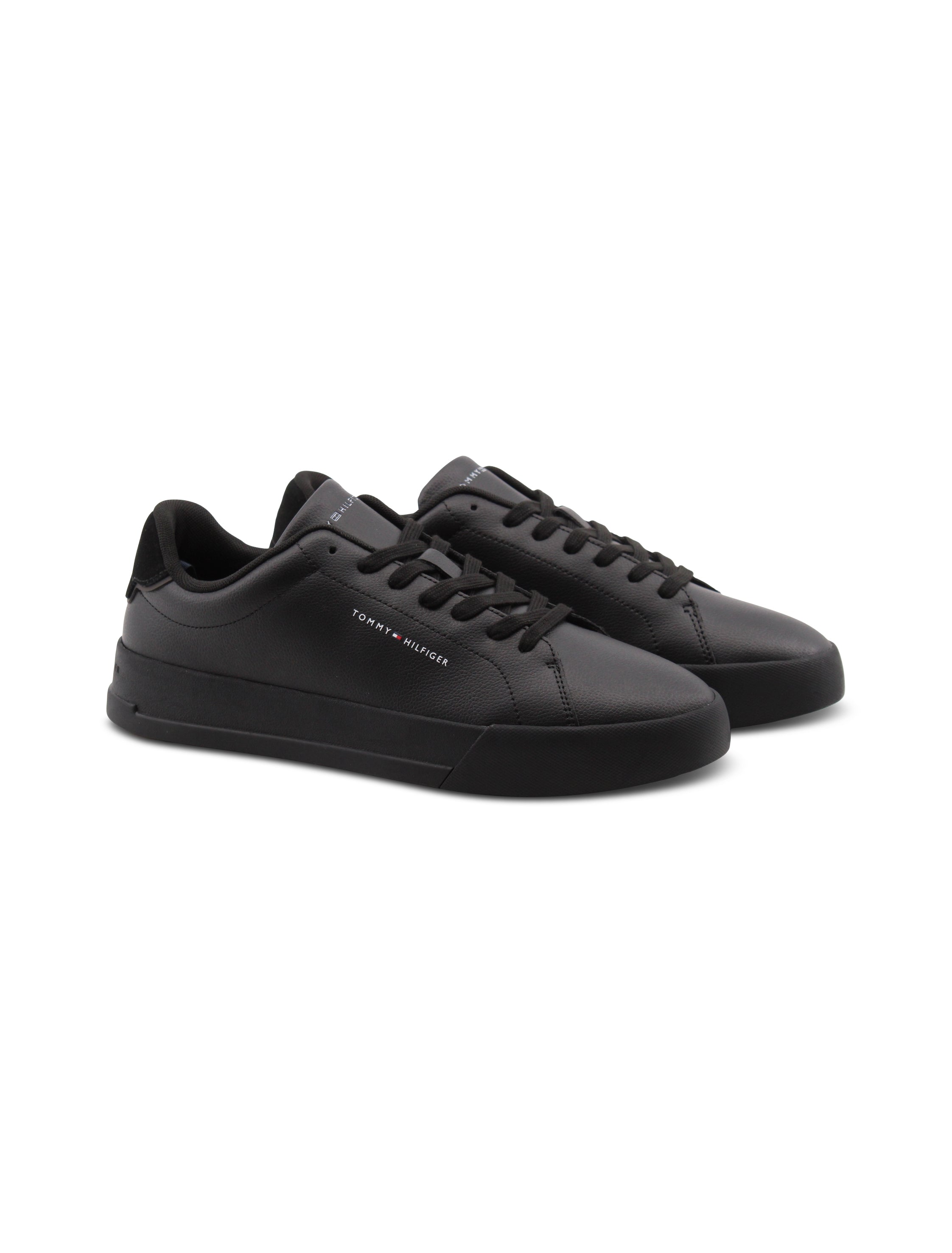 Tommy Hilfiger Sneaker sportiva in pelle da uomo nero – Conte