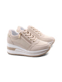 Sneaker con zeppa da donna