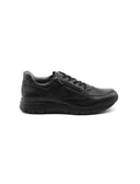 Sneaker in vera pelle con zip uomo