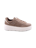 Sneaker platform scamosciata da donna