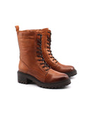 Anfibio donna in vera pelle con tacco