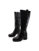 Stivale alto con tacco da donna