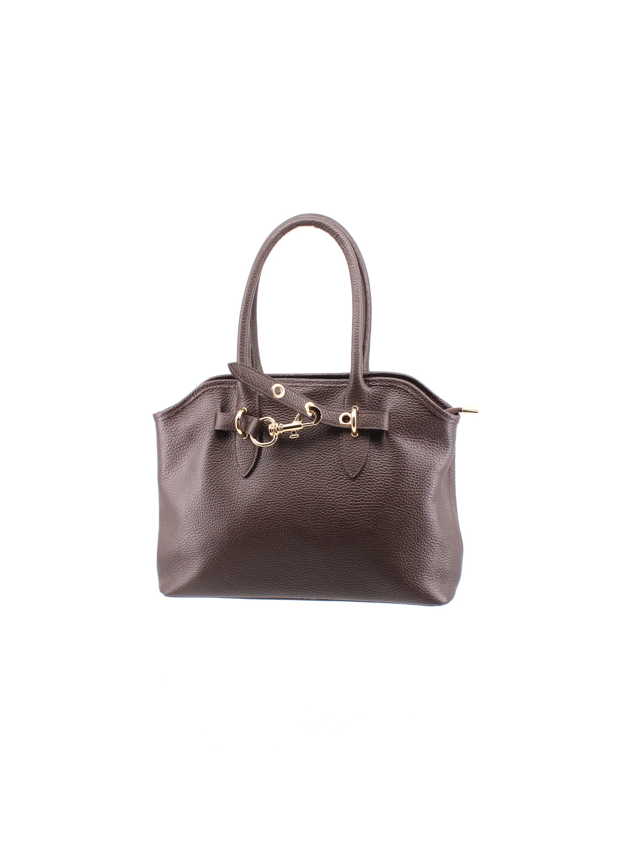 Lucky Brand Jema-CB Borsa A Mano Donna - Pelle - Colore Mattone - Tracolla Con Cinturino Intrecciato