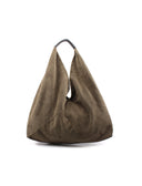 Borsa a spalla in tessuto da donna