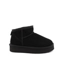 Stivaletto platform scamosciato donna