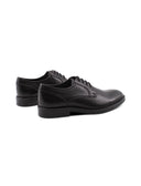 Scarpa derby nera in pelle da uomo