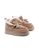 Gwen Etno stivaletto con nappine donna