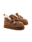 Gwen Etno stivaletto con nappine donna