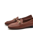 Mocassino in vera pelle da donna