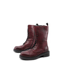 Stivaletto in pelle con lacci da donna