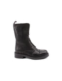 Stivaletto in pelle con lacci da donna