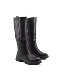 Stivale biker alto da donna