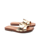 Ciabattina in pelle da donna