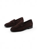 Penny loafers scamosciato da donna