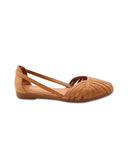 Ballerina ragnetto in pelle donna