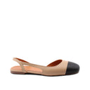 Ballerina slingback in pelle da donna