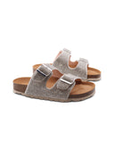 Ciabatta gioiello con strass da donna