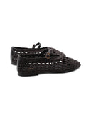 Ballerina mary jane in rafia da donna