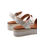 Sandalo platform made in Italy donna